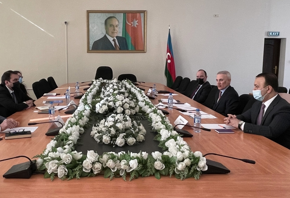 Antiinhisar və İstehlak Bazarına Nəzarət Dövlət Xidmətində Alman-Azərbaycan Xarici Ticarət Palatasının üzvləri ilə görüş olub