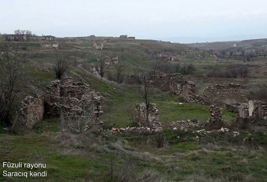 Azerbaijan’s Defense Ministry releases video footages of Sarajig village, Fuzuli district VIDEO
