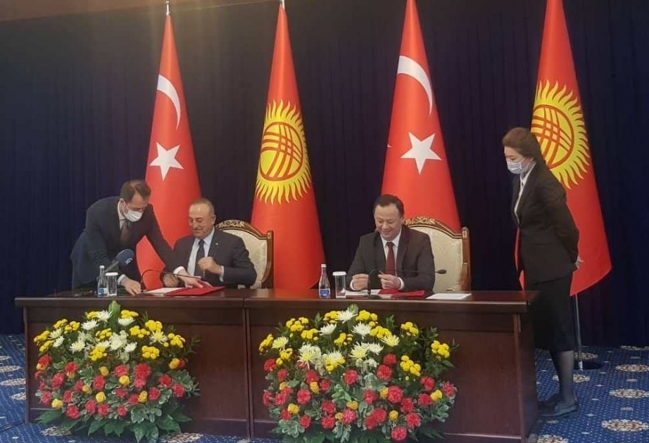 Türkischer Außenminister schlägt Schaffung eines Transportkorridors von Kirgisien nach Aserbaidschan vor