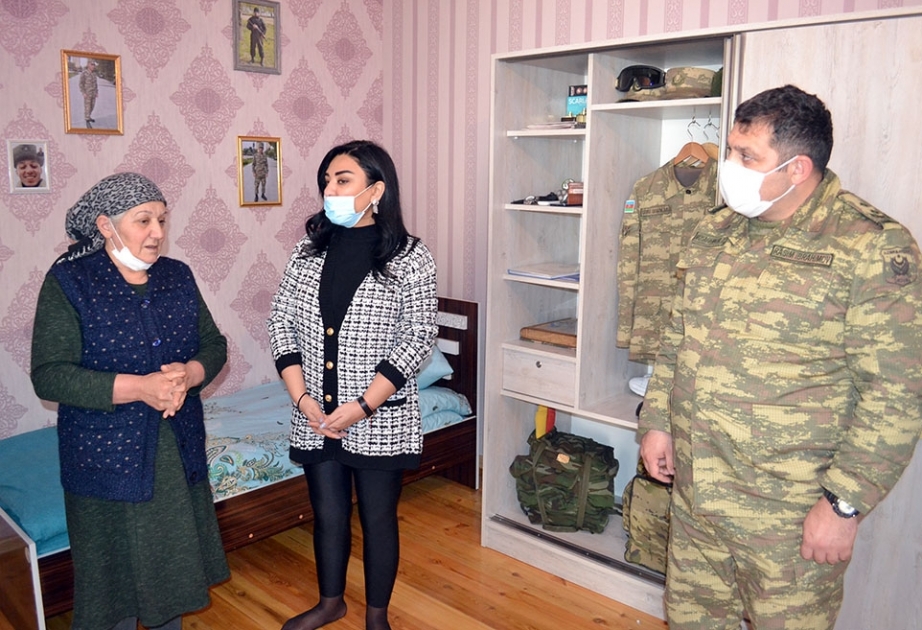 Müdafiə Nazirliyi psixoloqlarının və yerli icra hakimiyyəti nümayəndələrinin şəhid ailələrini ziyarətləri davam edir