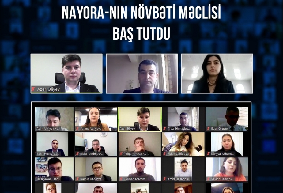 Gənclər Təşkilatları Milli Şurasının onlayn məclisində qurumun yeni baş katibi seçilib