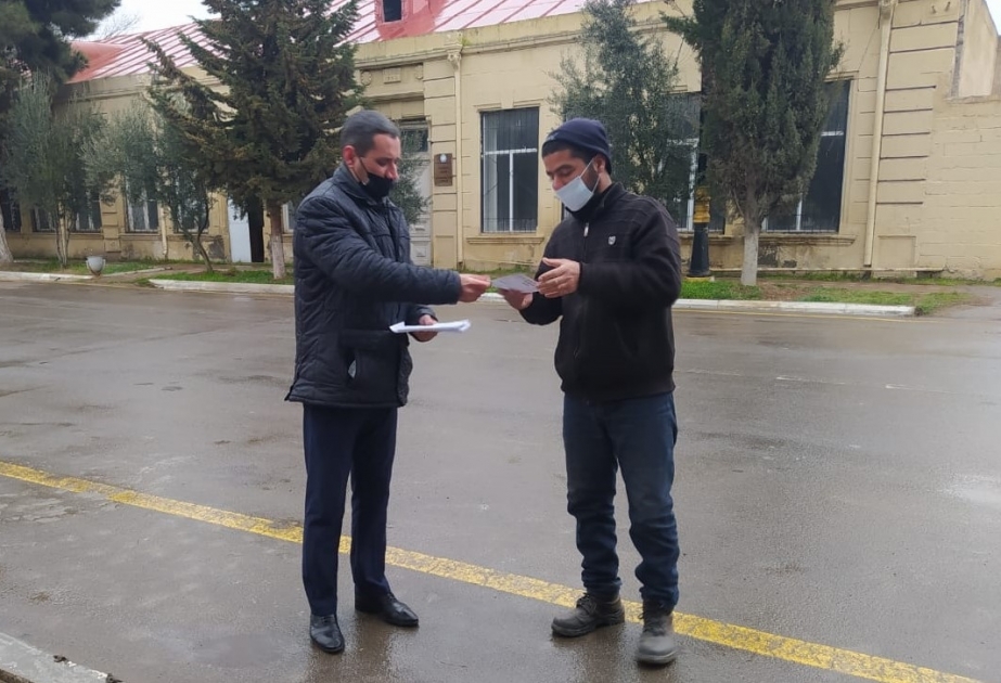 Salyanda koronavirusa qarşı mübarizəyə dair maarifləndirici aksiya keçirilib