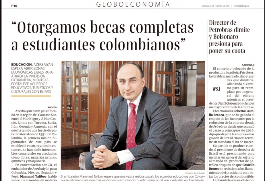 Colombian newspaper highlights Azerbaijan’s geopolitical, economic stance in South Caucasus, Patriotic War