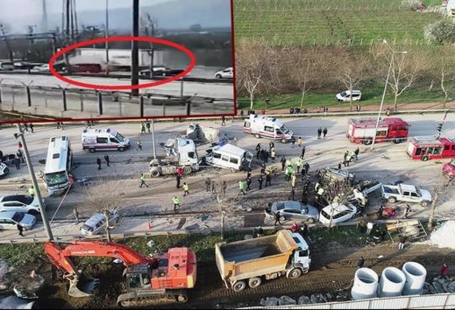 Türkiyədə baş verən yol-nəqliyyat hadisəsi nəticəsində ölənlərin sayı dördə artıb