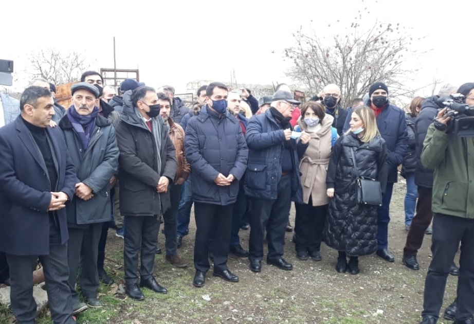 Media orqanları və QHT-lərin rəhbərləri, ictimai fəallar Ağdam şəhərinə gəliblər FOTO VİDEO