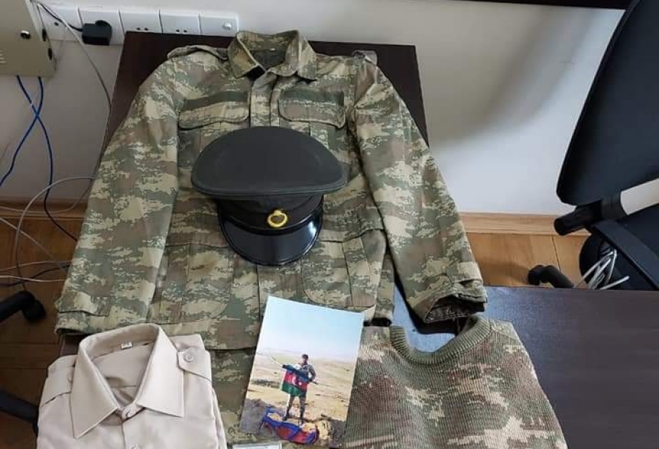 Tarix Muzeyinə şəhid Vəli Quliyevə məxsus əşyalar təhvil verilib