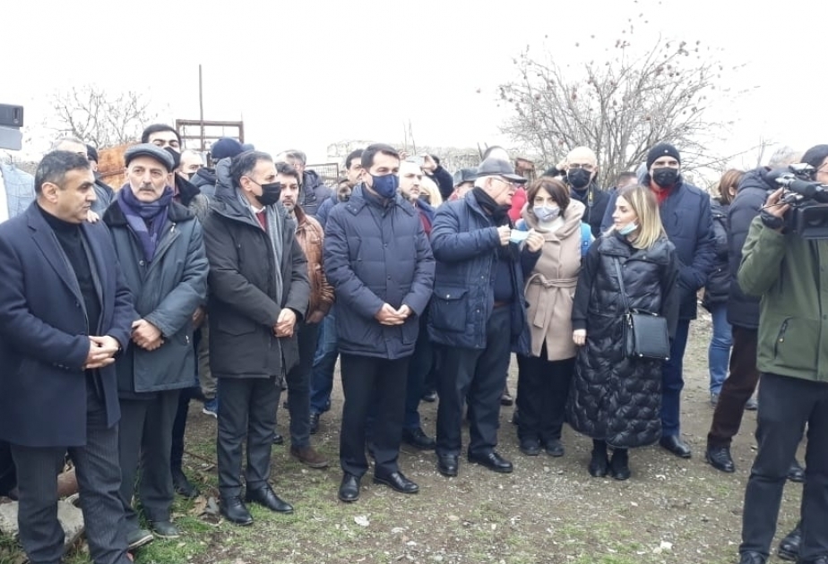 Media and NGO leaders, public activists witness consequences of Armenian war crimes committed in Aghdam city