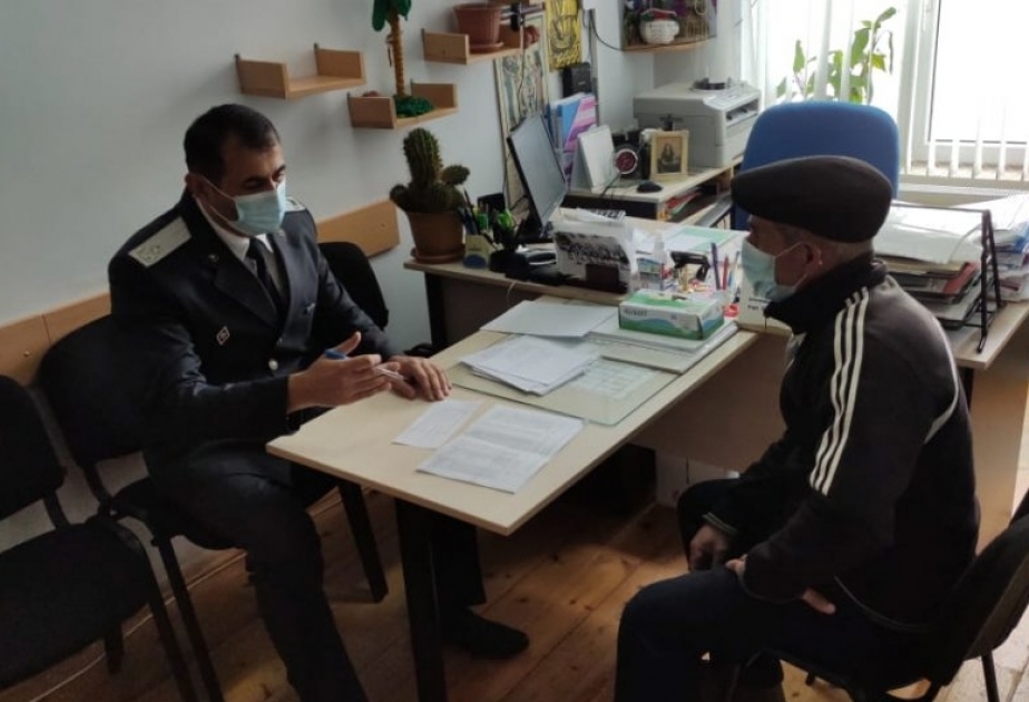 Xaçmaz regional miqrasiya idarəsinin əməkdaşları tərəfindən növbəti səyyar xidmət göstərilib
