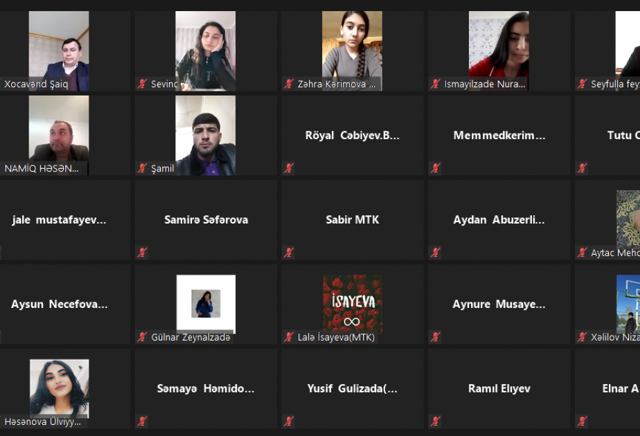 “Public speaking” adlı onlayn seminar keçirilib