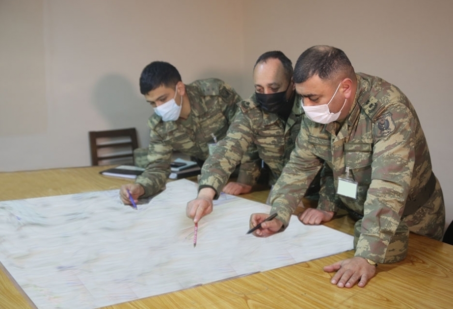 Azerbaijan`s Defense Ministry: Tasks are fulfilled on maps in course of exercises VIDEO