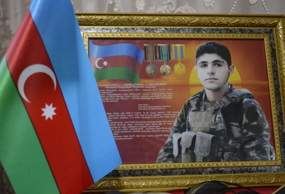 Üç medalla təltif olunan qusarlı kəşfiyyatçı VİDEO