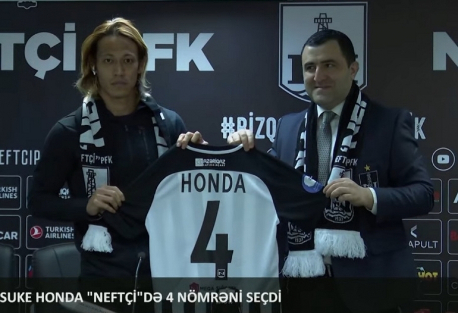 Le club de foot Neftchi signe un contrat avec Keisuke Honda
