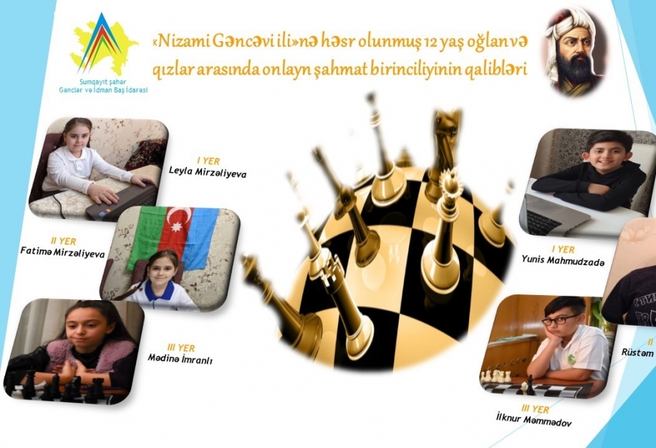 Şahmat üzrə onlayn Sumqayıt birinciliyi keçirilib