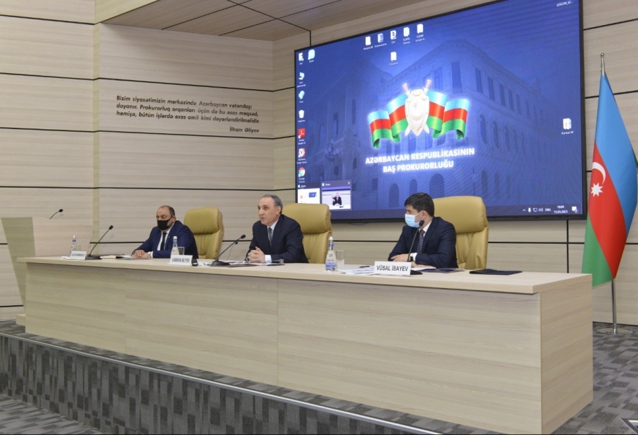 Azərbaycan Respublikasının Baş prokuroru yanında Elmi-Məsləhət Şurasının iclası keçirilib VİDEO