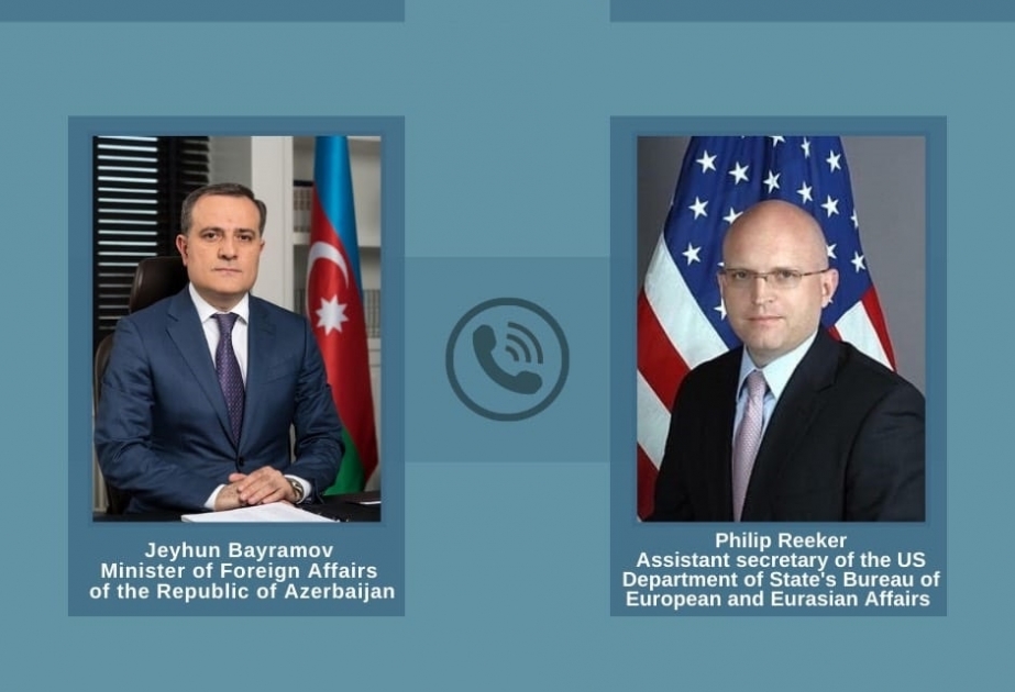 Ceyhun Bayramov ilə ABŞ-ın Avropa və Avrasiya məsələləri üzrə Dövlət Katibinin köməkçisi vəzifəsini icra edən Filip Riker arasında telefon danışığı baş tutub