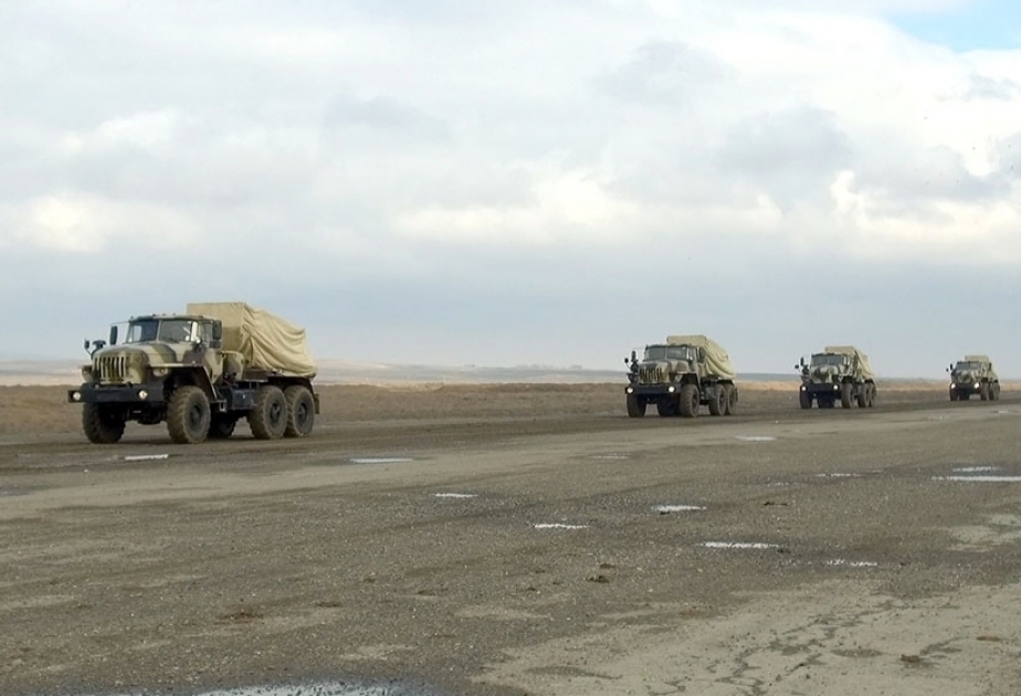 Azerbaijan’s Defense Ministry: The troops involved in the large-scale exercises occupy concentration areas VIDEO