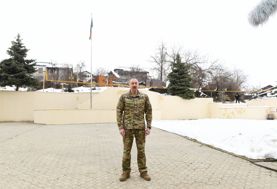 الرئيس إلهام علييف: ستكون لعملية هادروت مكانة خاصة في العلوم العسكرية العالمية
