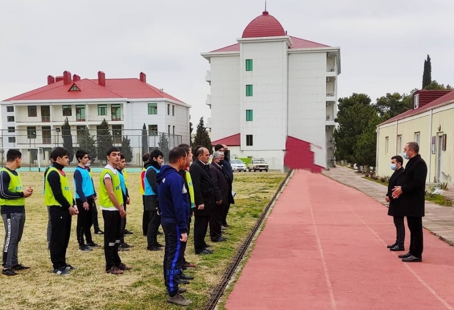 Naftalanda “Vətənin müdafiəsinə hazıram!” devizi altında çoxnövçülük üzrə şəhər çempionatı keçirilib