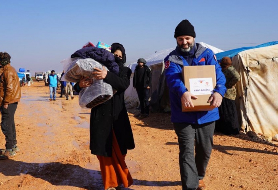 Türkiyə son on ildə Suriyadakı müharibə qurbanlarına fəal yardım göstərir