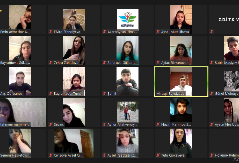 “İntihar çıxış yolu deyil” mövzusunda onlayn seminar keçirilib