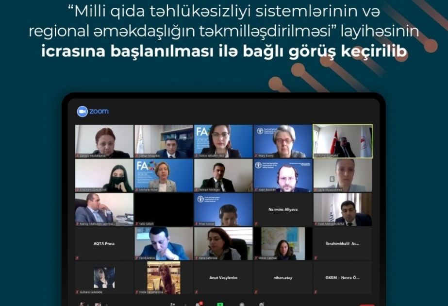 “Milli qida təhlükəsizliyi sistemlərinin və regional əməkdaşlığın təkmilləşdirilməsi” layihəsinin icrasına başlanılması ilə əlaqədar görüş keçirilib