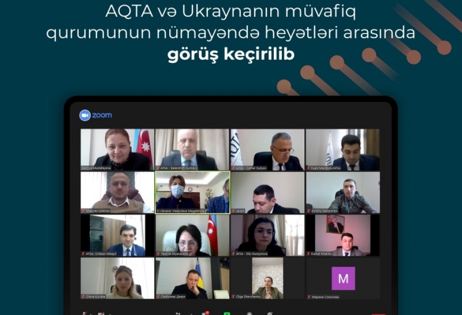 Azərbaycan və Ukraynanın qida mütəxəssisləri arasında videokonfrans keçirilib