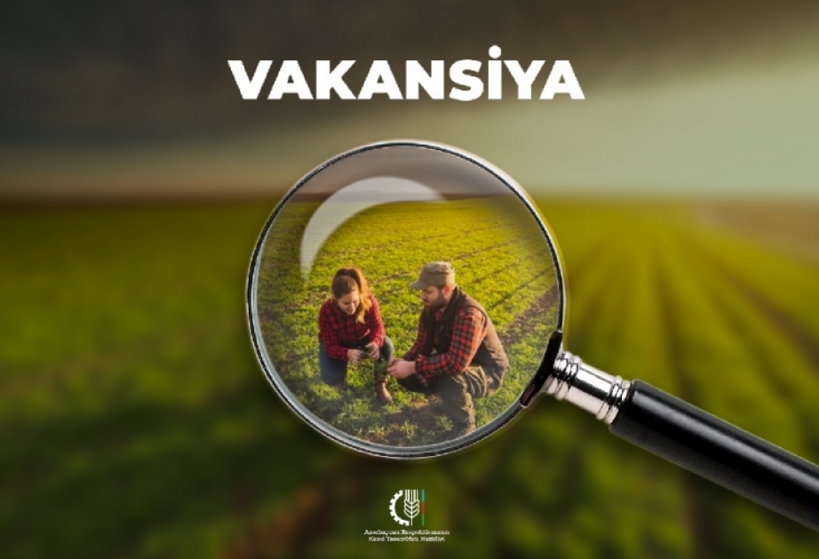 Kənd Təsərrüfatı Nazirliyi 356 inzibati vakant dövlət qulluğu vəzifəsinə qəbul üçün müsahibə elan edib