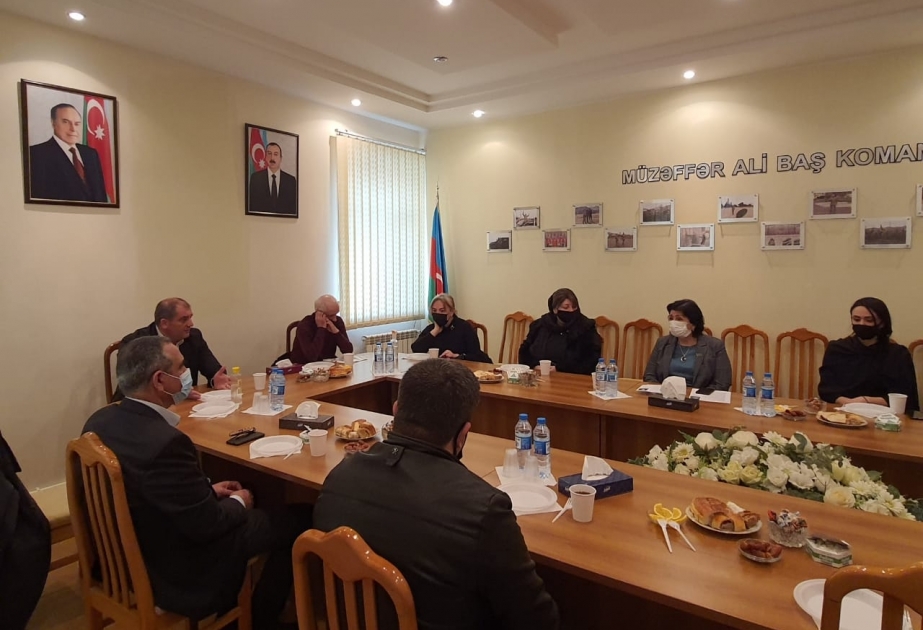 Vətən müharibəsi şəhidlərinin ailə üzvləri ilə görüş keçirilib