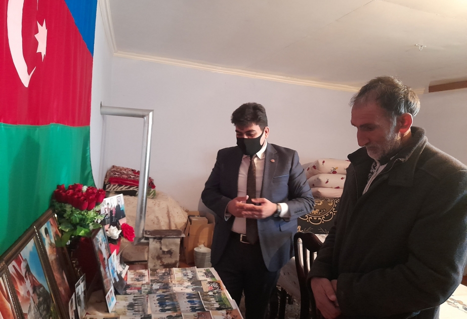 Kürdəmirdə şəhid ailələri ziyarət olunub