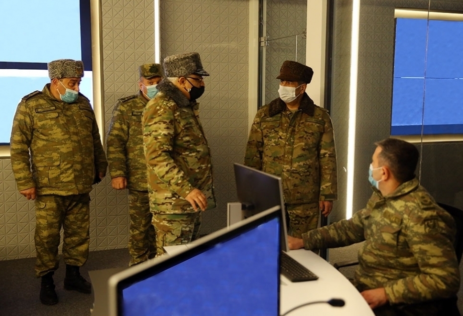 Defense Minister visits Combined Command Post of Azerbaijani Air Force