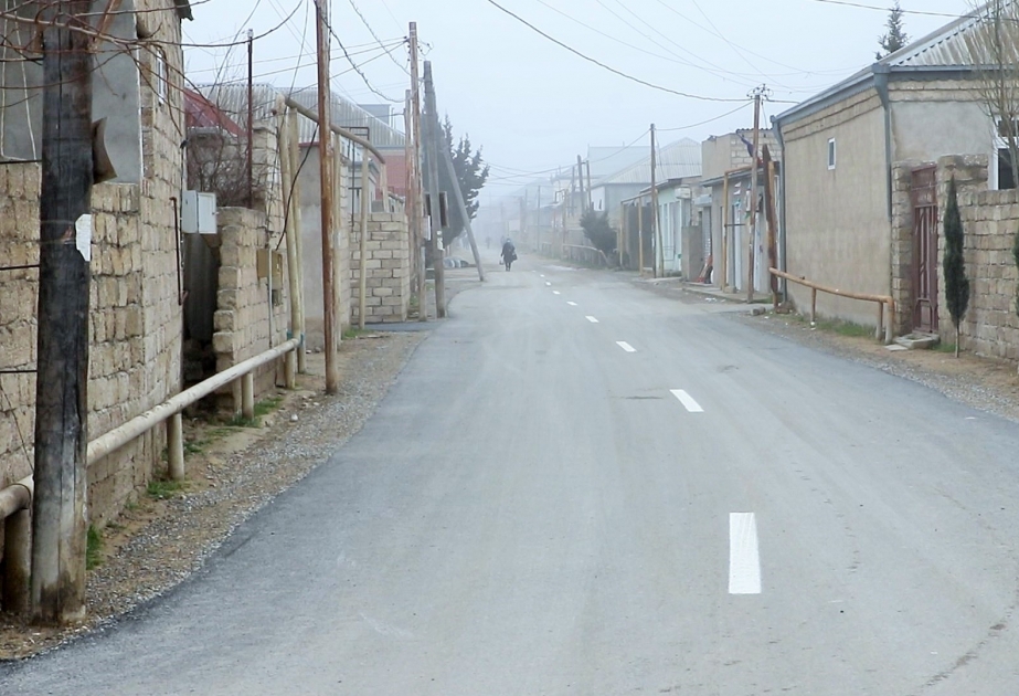 Xəzər və Suraxanı rayonlarında iki küçə əsaslı şəkildə təmir edilib