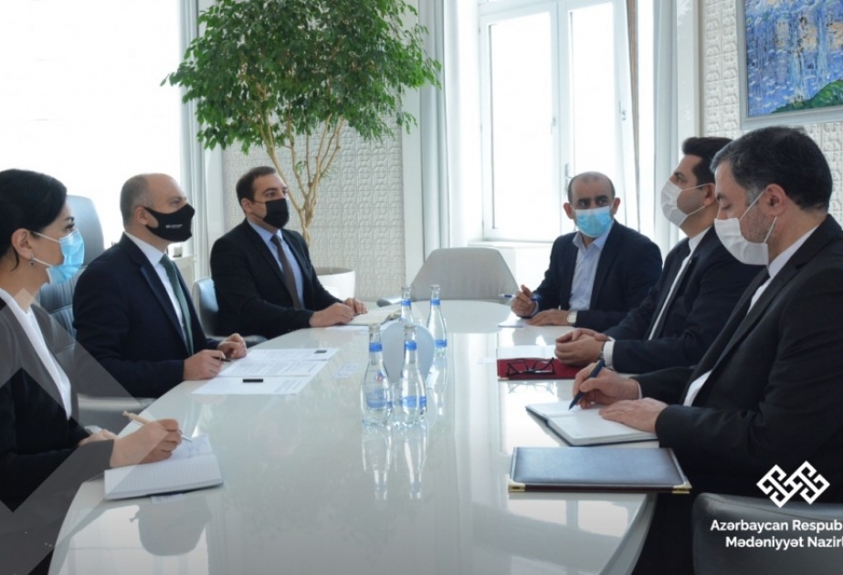Azərbaycan ilə İran arasında mədəniyyət sahəsində əlaqələrin daha da genişləndirilməsi müzakirə edilib