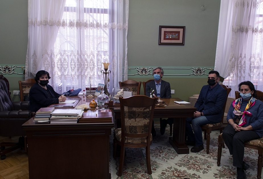 Tarix Muzeyində beynəlxalq əlaqələrin genişləndirilməsi istiqamətində görüş keçirilib
