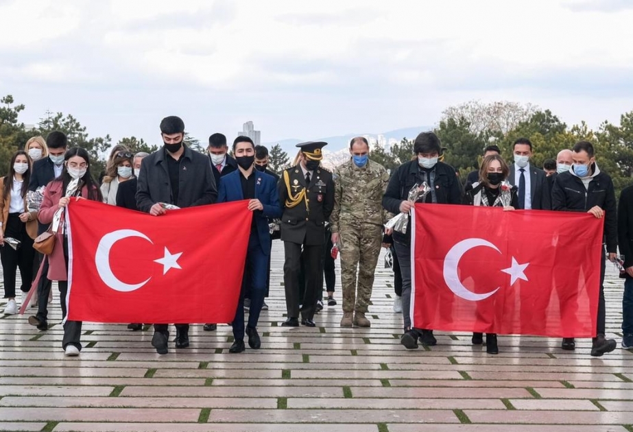 Şəhid övladları Çanaqqala Dəniz Zəfərinin 106-cı ildönümünə həsr olunmuş proqramda iştirak ediblər