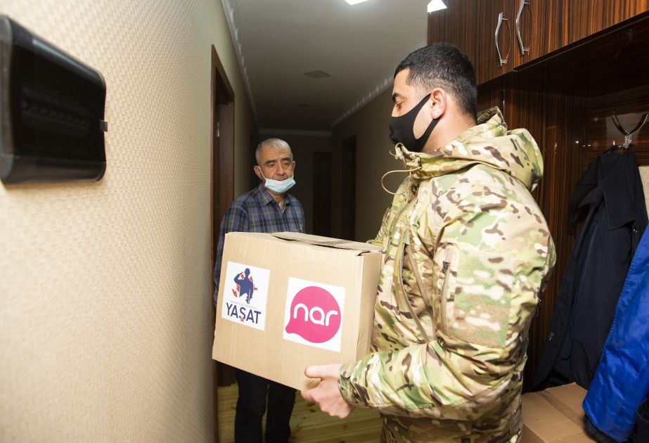 ®  Nar совместно с фондом «ЯШАТ» представляет новрузские подарки семьям шехидов и ветеранам войны