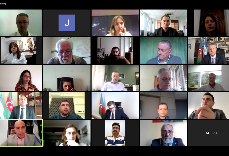 Se efectuó el primer Encuentro Virtual B2B entre empresarios argentinos y azerbaiyanos