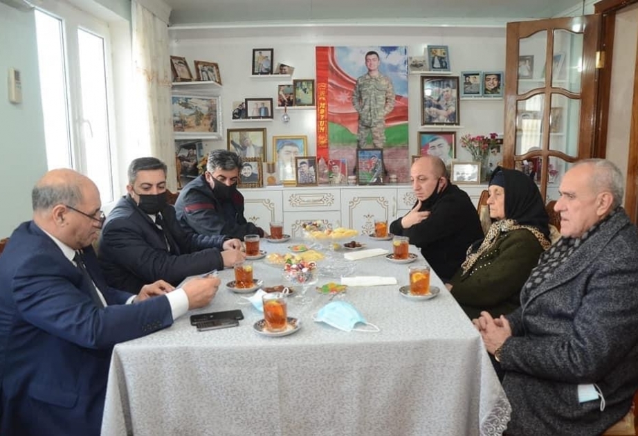 Qubadlıdan olan şəhid ailələrinə Novruz sovqatı paylanılıb