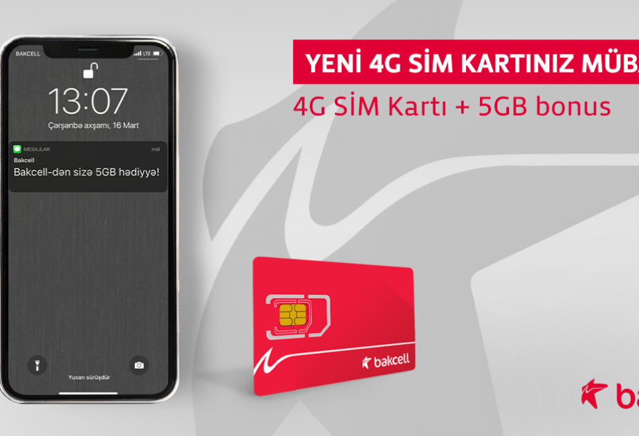 ®  Switch to 4G and get FREE 5 GB from Bakcell