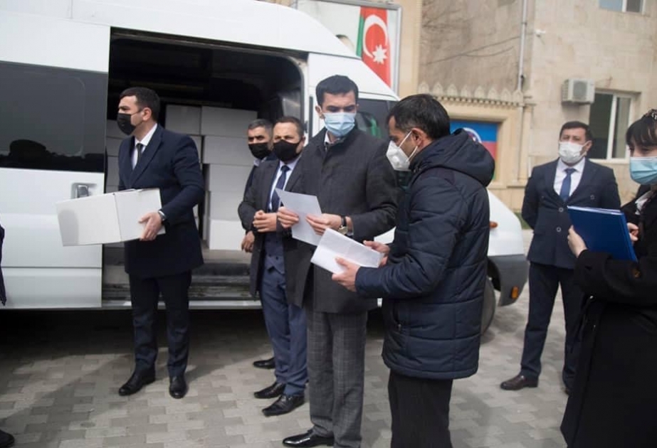 Abşeron rayonunda Vətən müharibəsində şəhid və qazi olmuş hərbçilərin ailələri ziyarət edilib