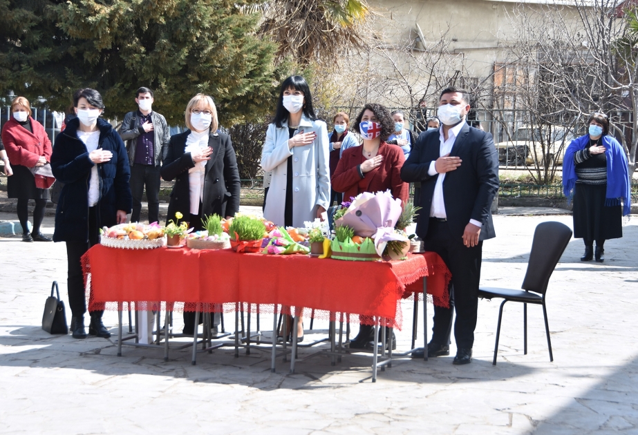 Gürcüstanın Dövlət naziri Marneulidə azərbaycanlıları Novruz bayramı münasibətilə təbrik edib