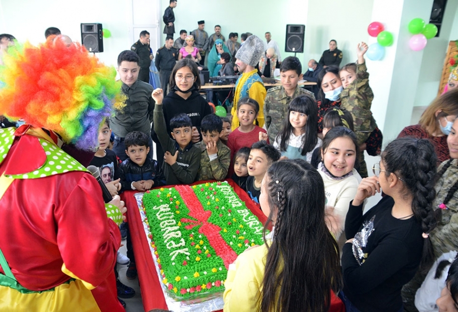 Hərbi hissələrin birində Novruz bayramı ilə əlaqədar tədbir keçirilib VİDEO
