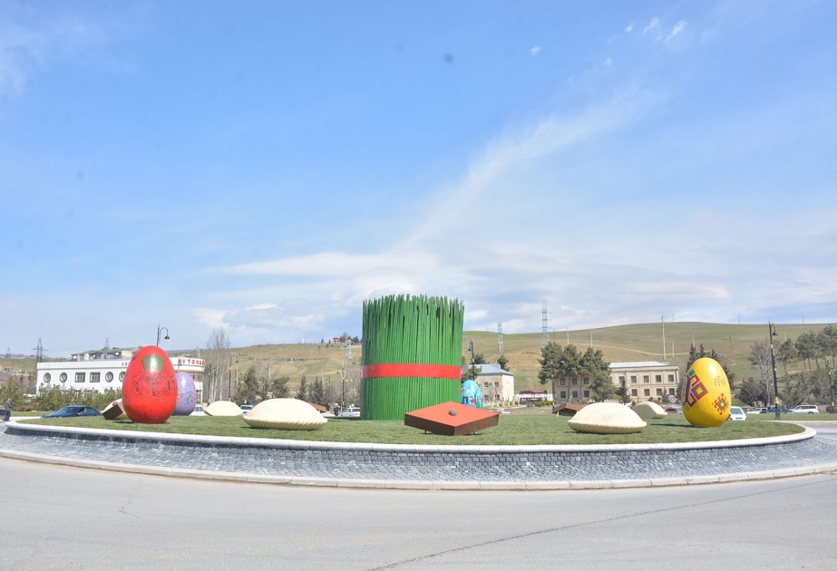 Şamaxıda təşkil olunan Novruz kompozisiyası hər kəsdə maraq doğurub