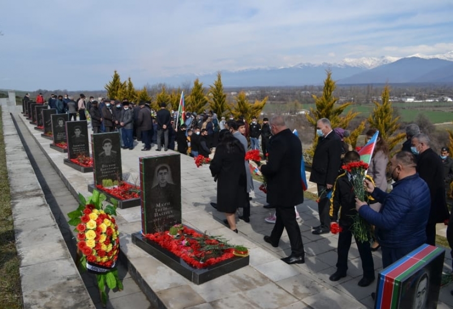 İsmayıllıda şəhid Novruz Həmzəyevin xatirəsi anılıb