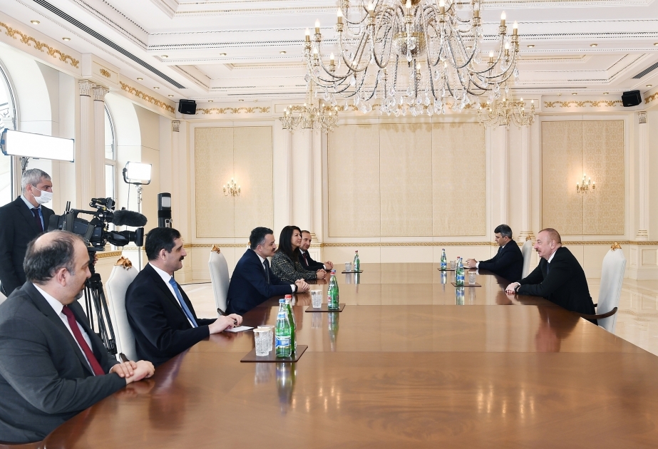 伊利哈姆·阿利耶夫总统接见土耳其农业和林业部长率的代表团