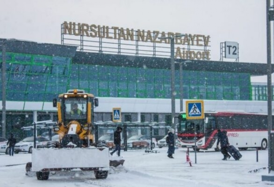 Nur-Sultan hava limanı hava şəraiti ilə əlaqədar müvəqqəti bağlanıb