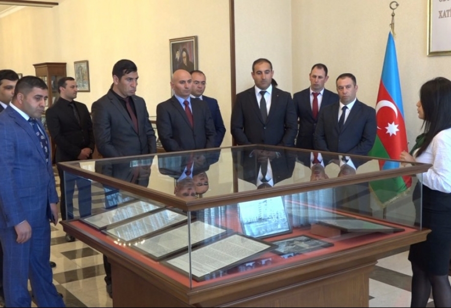 Naxçıvanda idmançılar muzeyləri ziyarət ediblər