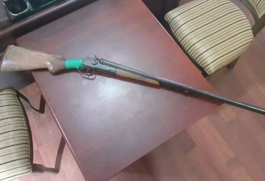 Hacıqabul sakinindən odlu silah götürülüb
