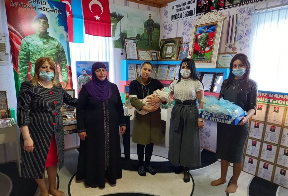 Masallıda Vətən Müharibəsi Qəhrəmanı İntiqam Əsgərlinin adını daşıyan övladı dünyaya göz açıb