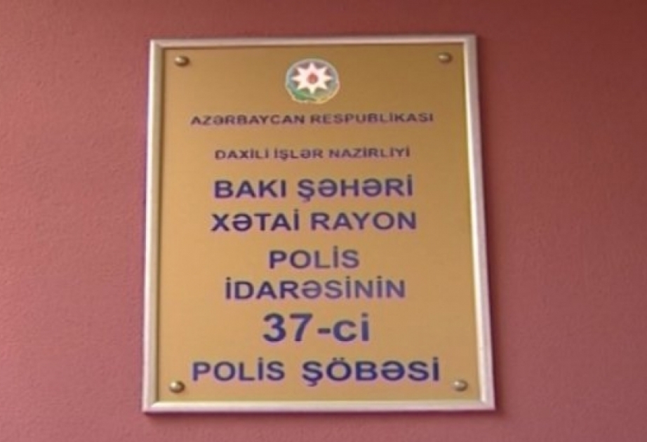 Xətai rayonunda evdən qızıl əşyalar oğurlamaqda şübhəli bilinən şəxs saxlanılıb