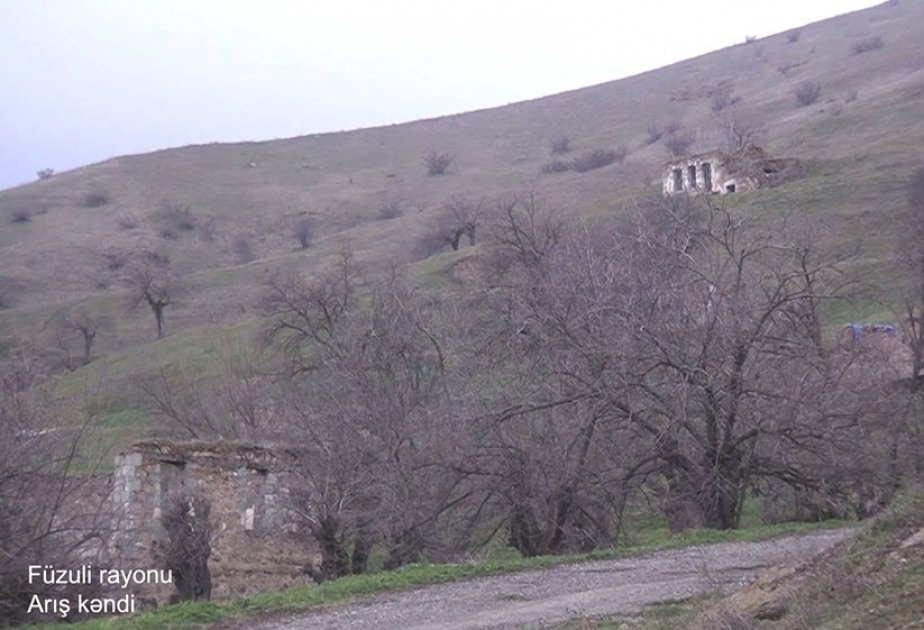 Azerbaijan’s Defense Ministry releases video footages of Arish village, Fuzuli district VIDEO